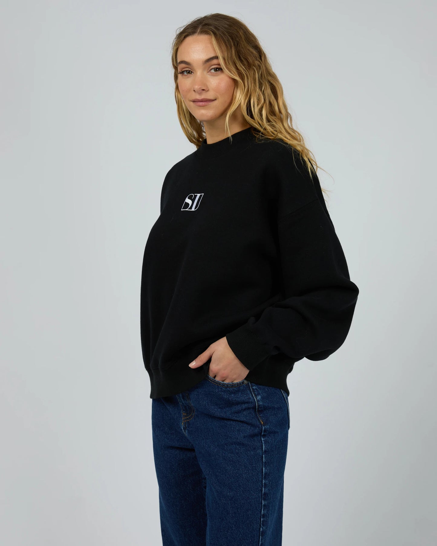 Silent Luxe Crew – Black