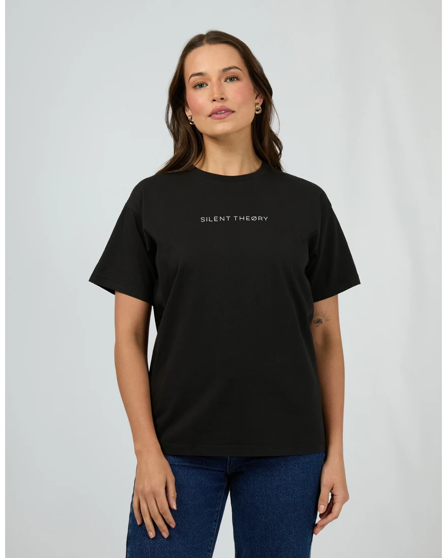 Logo Tee – Washed Black