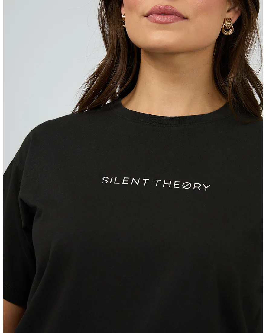 Logo Tee – Washed Black
