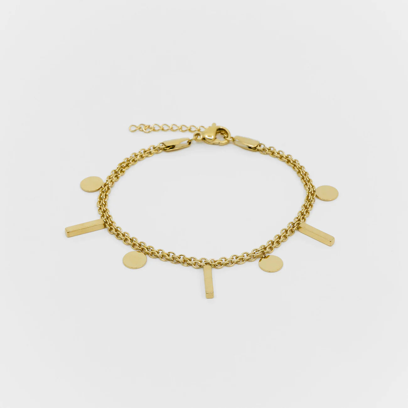 Ginny Bracelet – Gold Plated Statement Charm