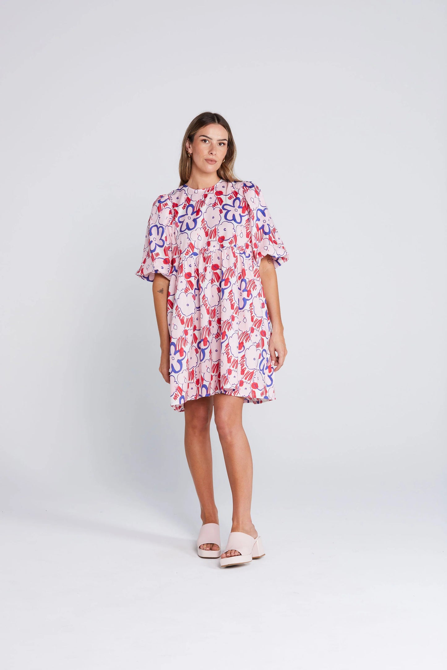 Spin Dress – Squiggle Bloom