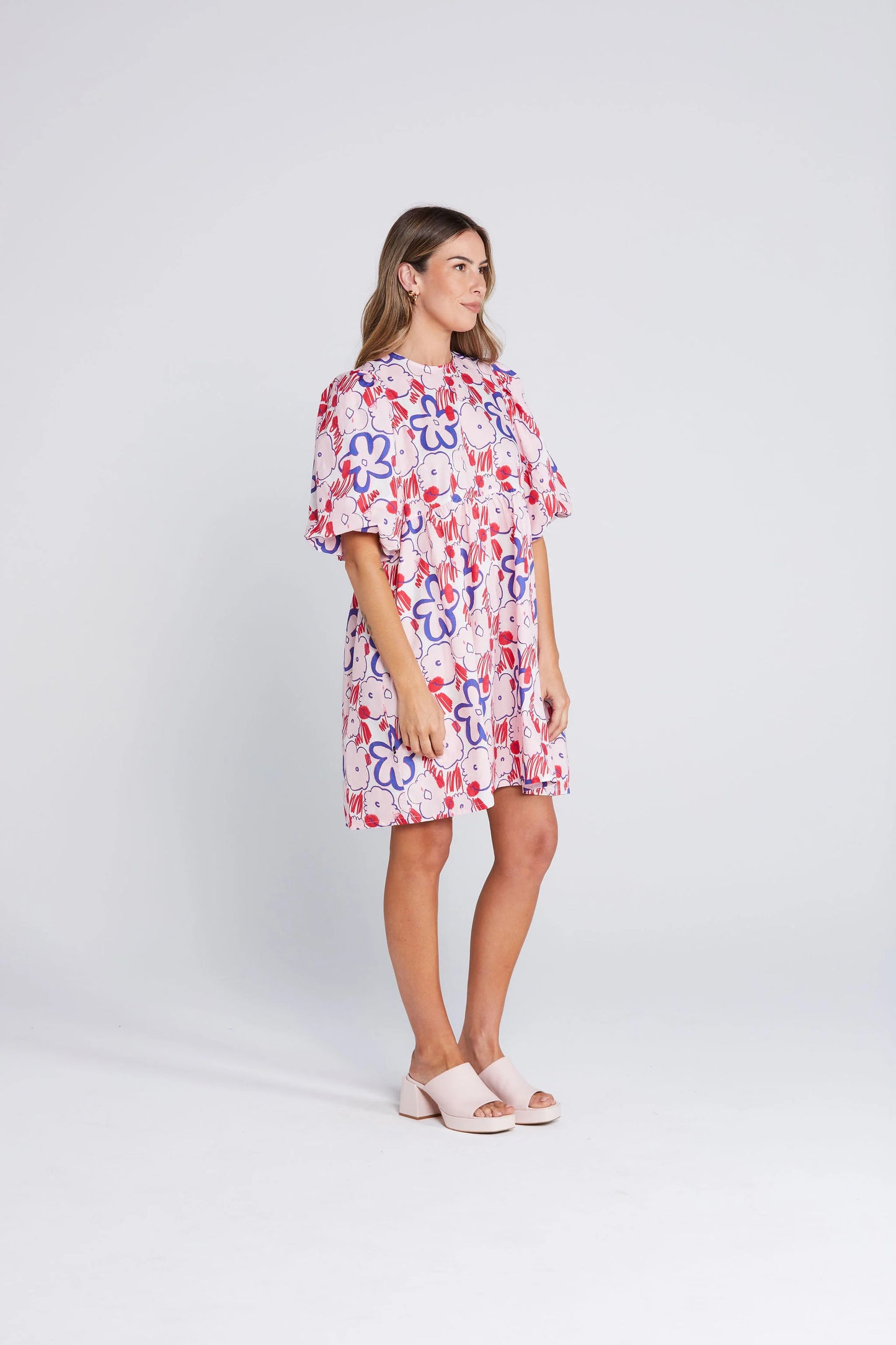 Spin Dress – Squiggle Bloom