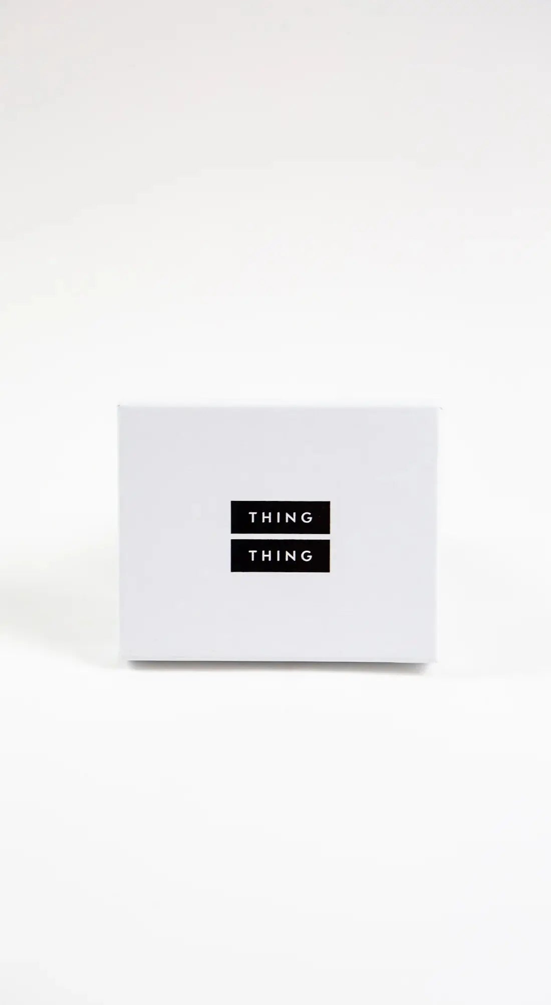 White box with 'THING' label on a white background
