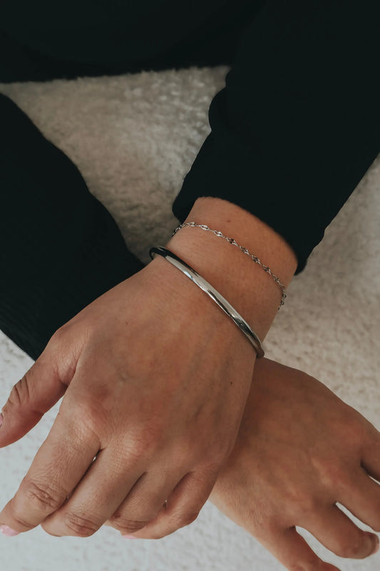 Mini Paperclip Chain Bracelet KatyB Jewellery