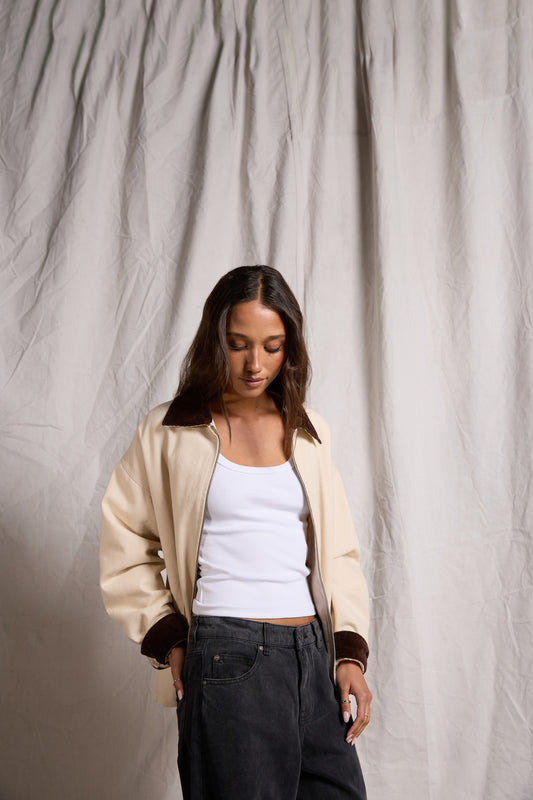 Rory Barn Jacket - Chalk Silent Theory