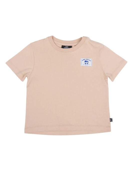 Basic Raffi Tee - Tan Animal Crackers
