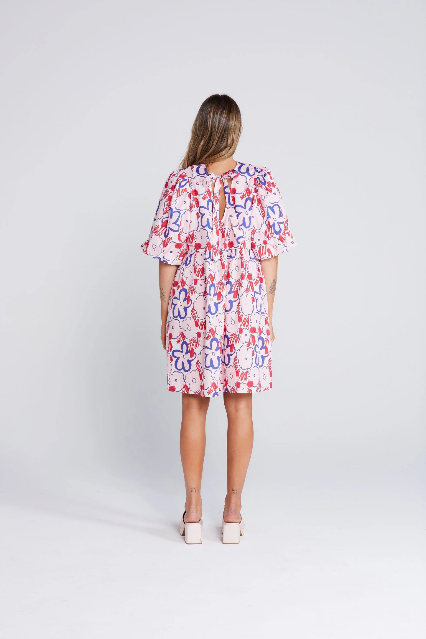 Spin Dress – Squiggle Bloom