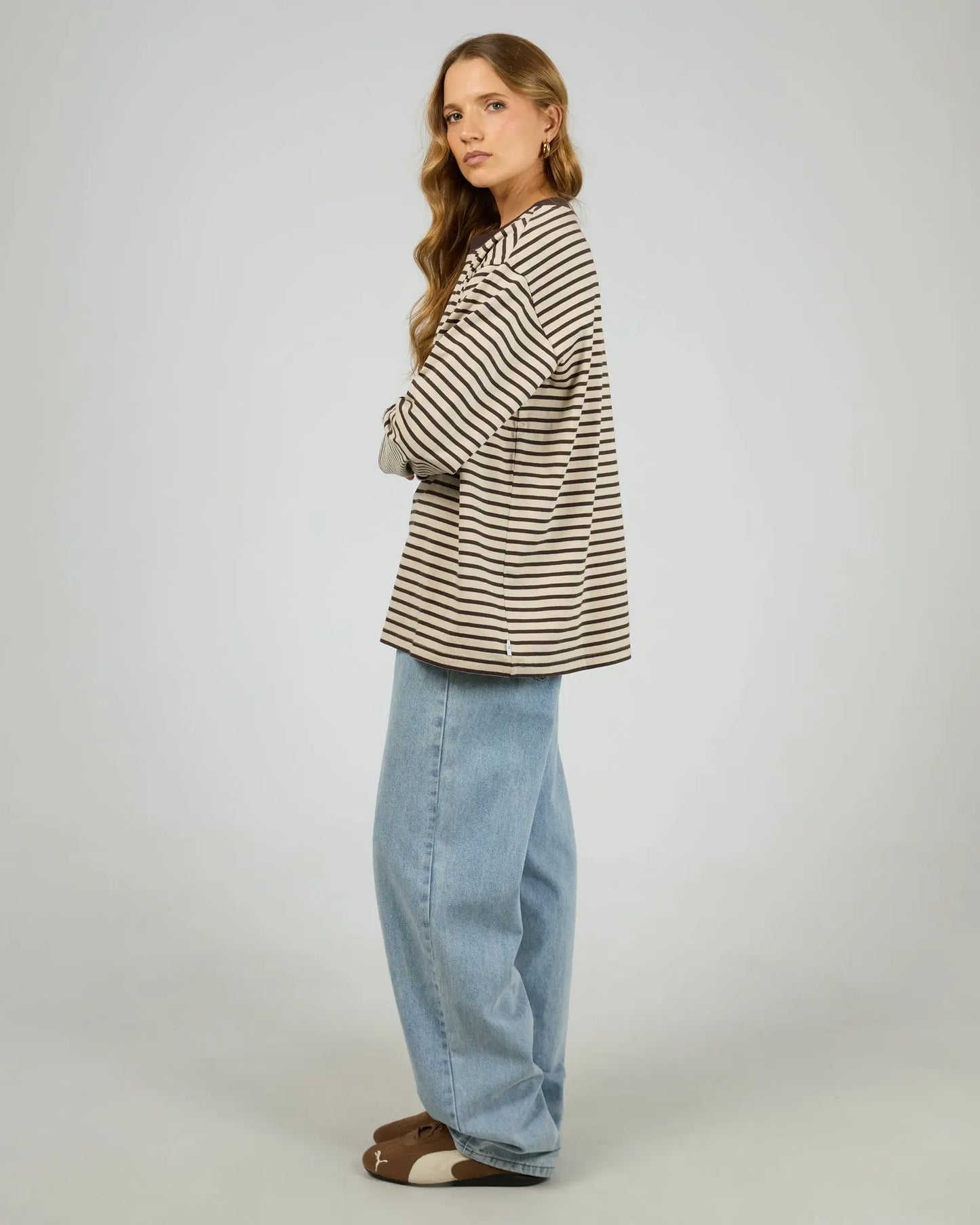 Foundation Stripe Long Sleeve Tee Silent Theory