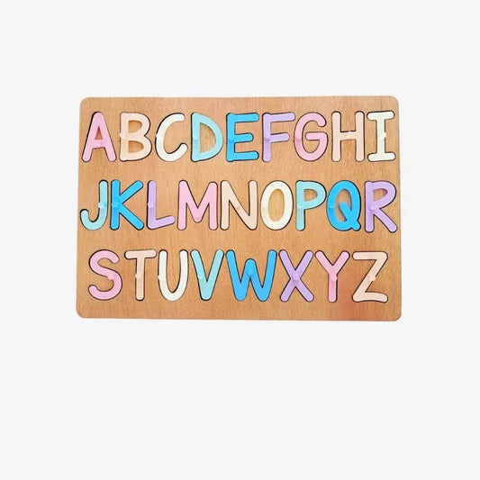 Uppercase Alphabet Puzzle - Pastels Lulo