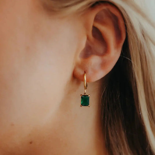 Ivy Hoops - Coffee KatyB Jewellery