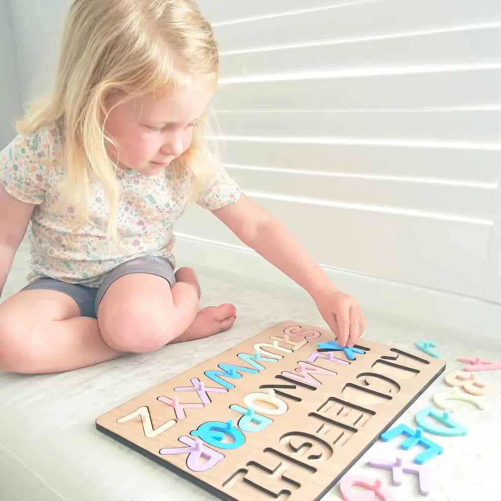Uppercase Alphabet Puzzle - Pastels Lulo