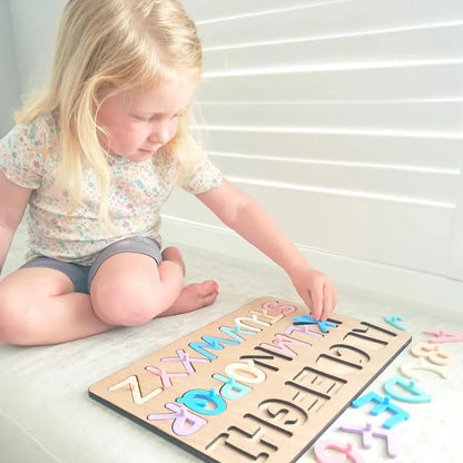 Uppercase Alphabet Puzzle - Pastels Lulo