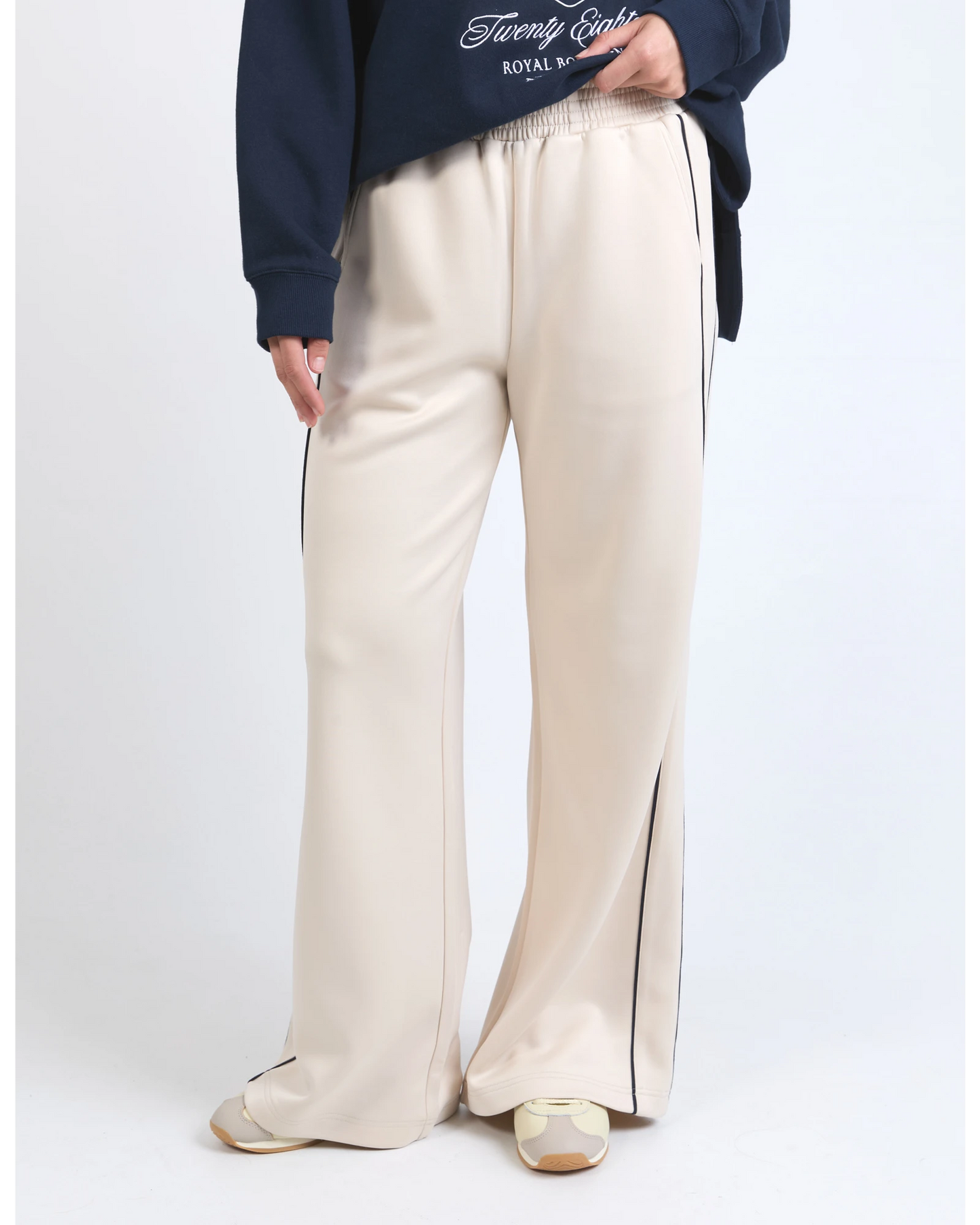 Traveller Pant – Bone | Wide Leg Everyday Trouser