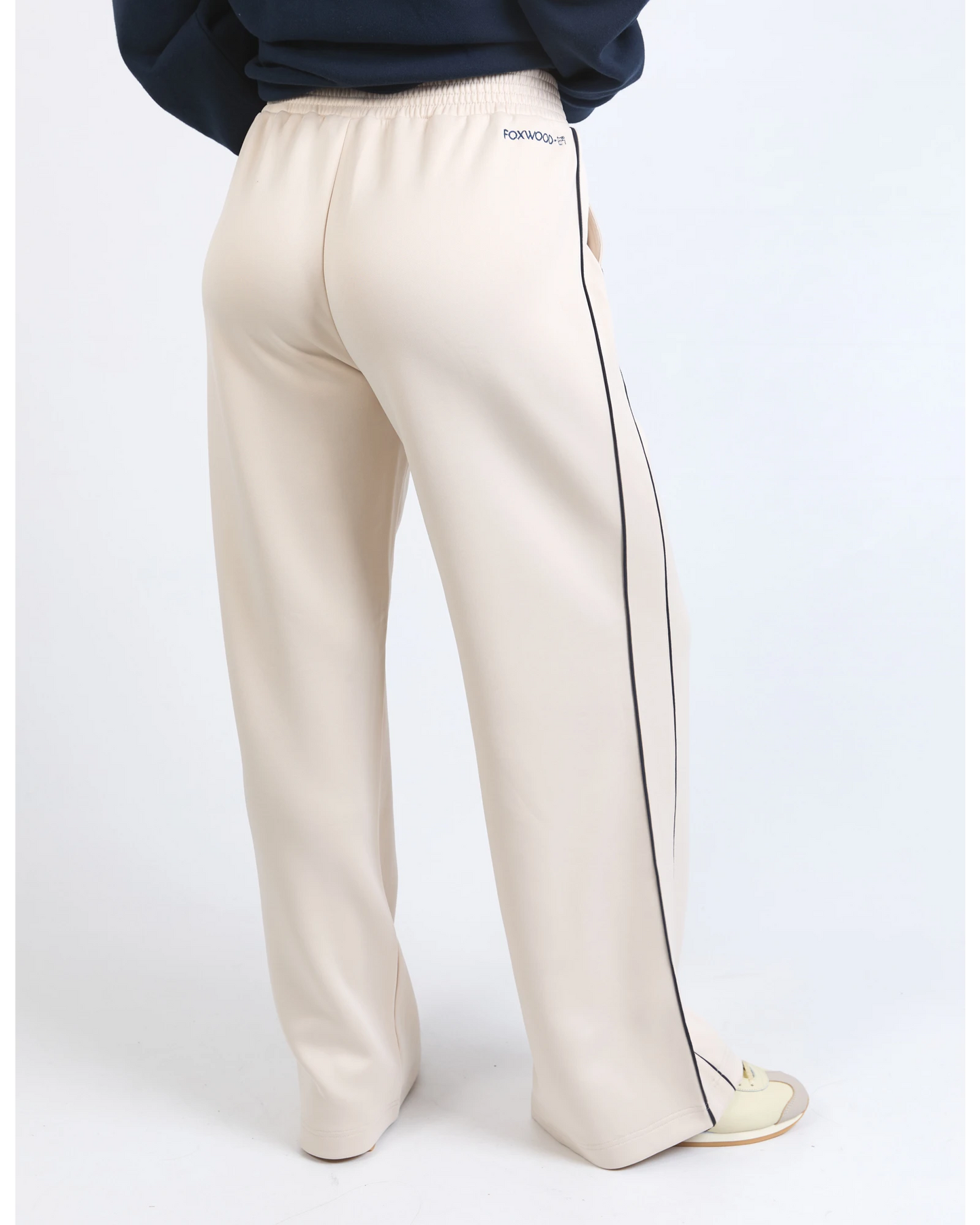 Traveller Pant – Bone | Wide Leg Everyday Trouser