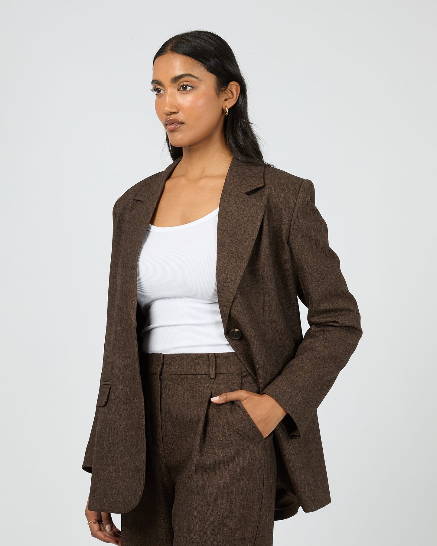 Romy Blazer – Brown