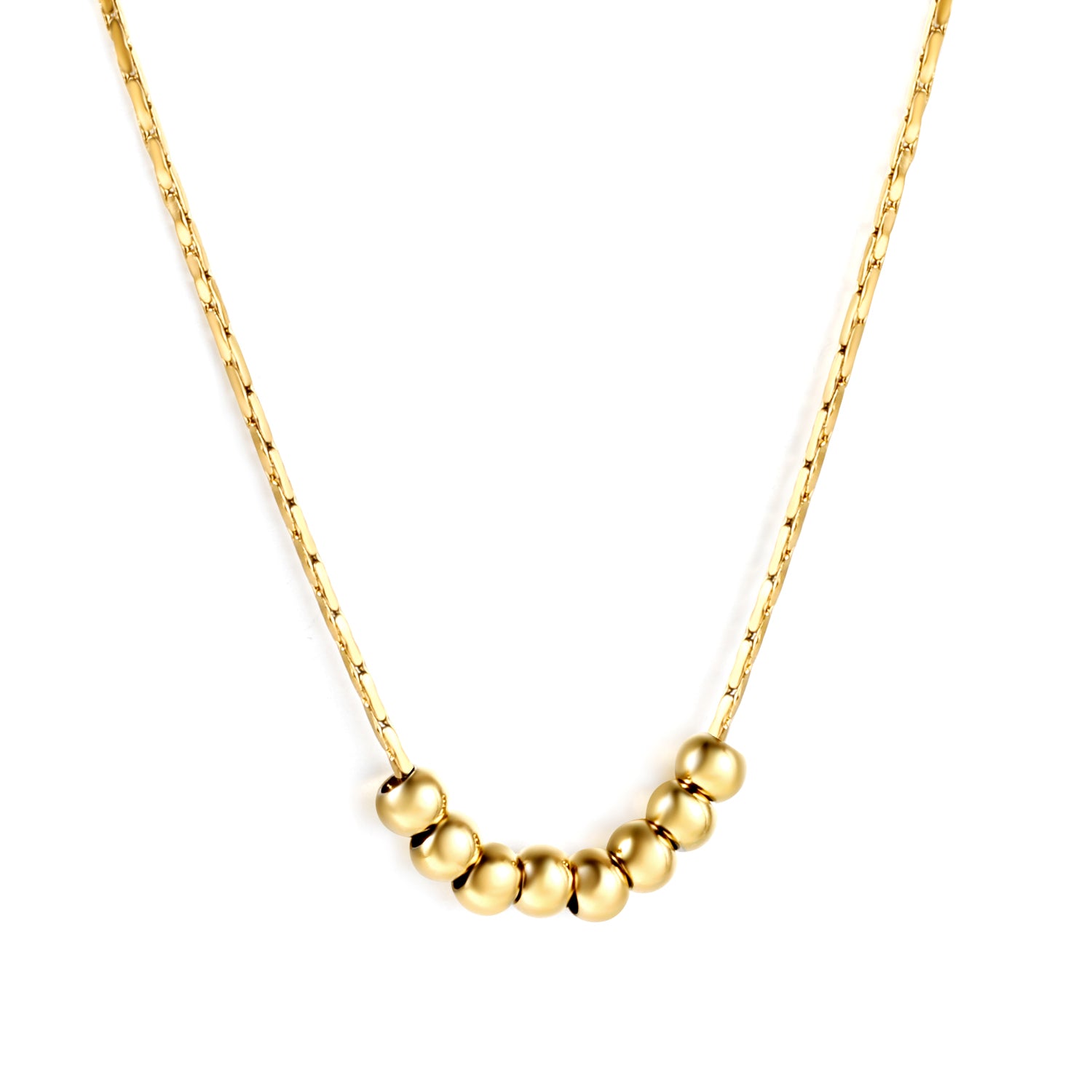 Beaded Necklace - Gold The Rose Edit