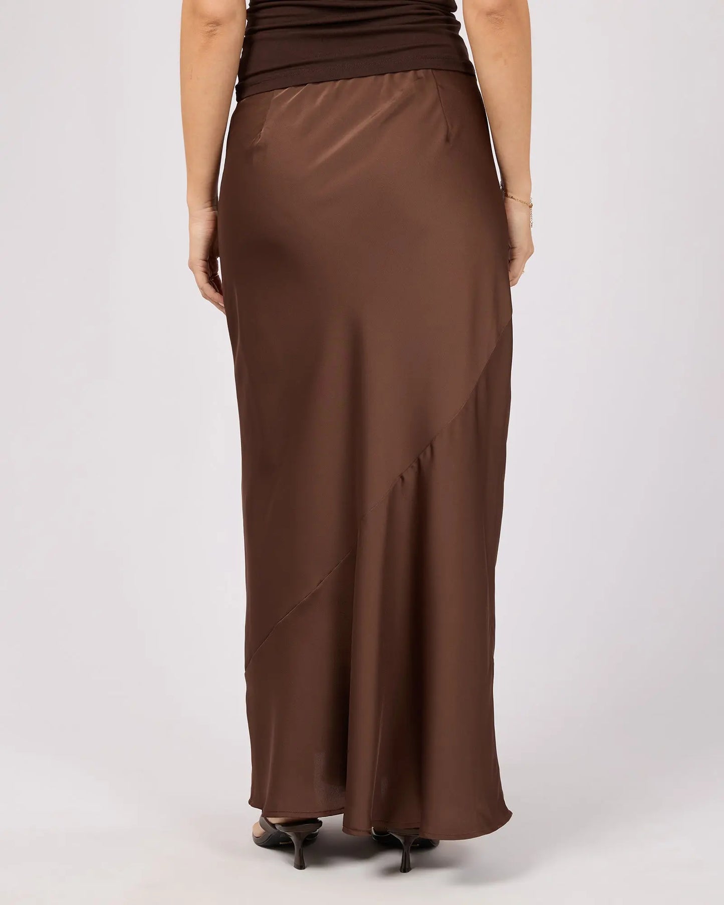 Carter Maxi Skirt - Brown Silent Theory