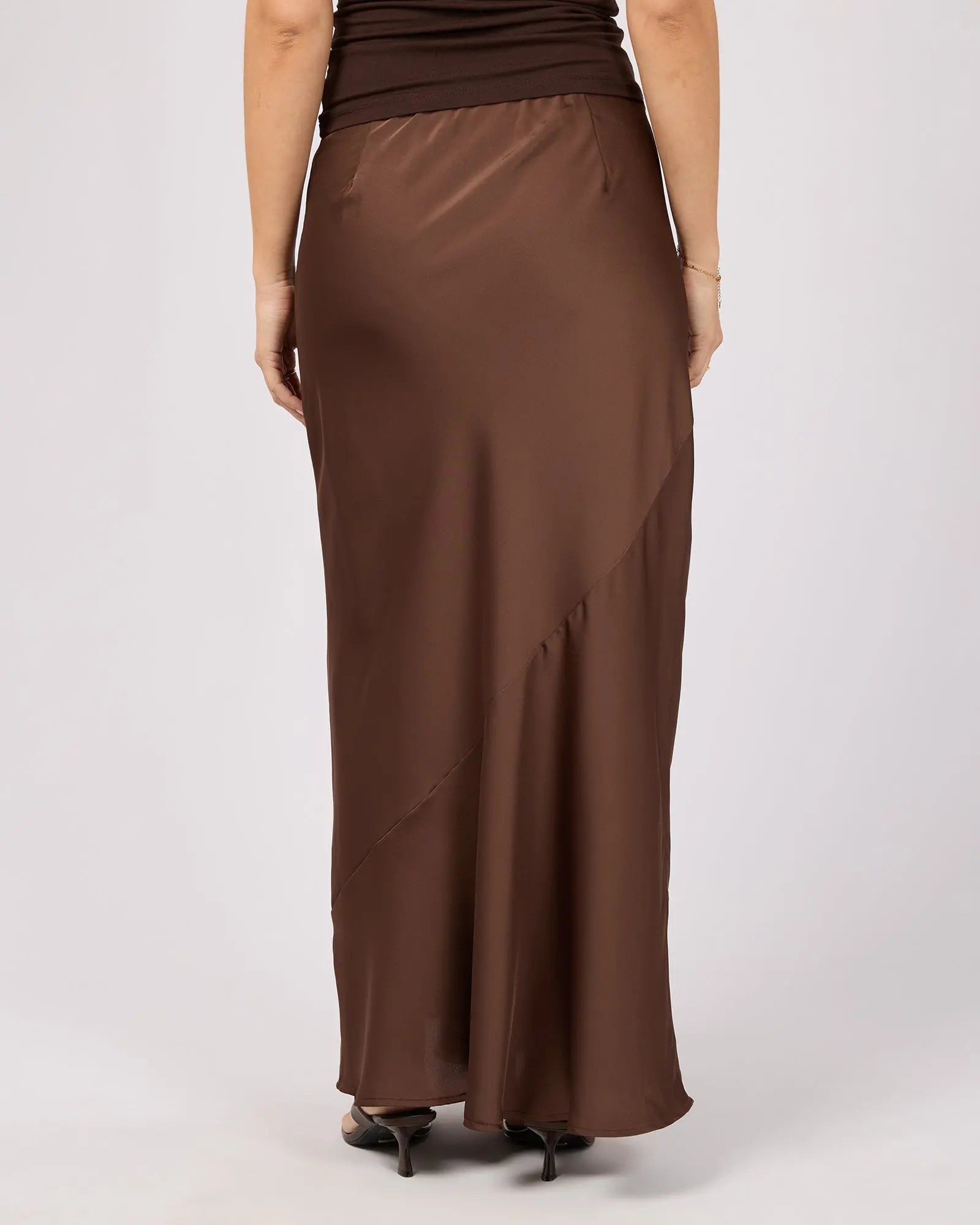 Carter Maxi Skirt - Brown Silent Theory