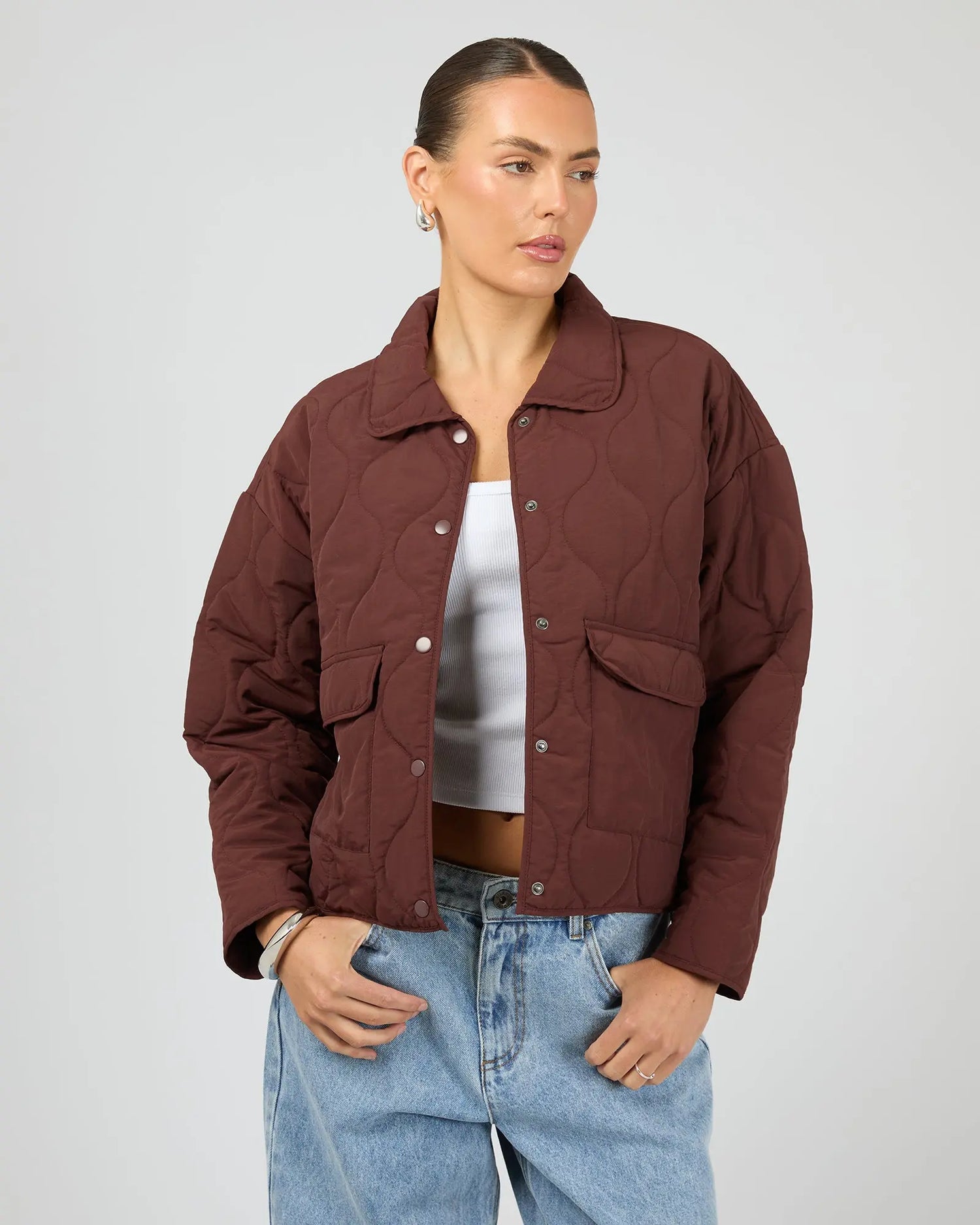 Archer Cherry Stitched Jacket Silent Theory