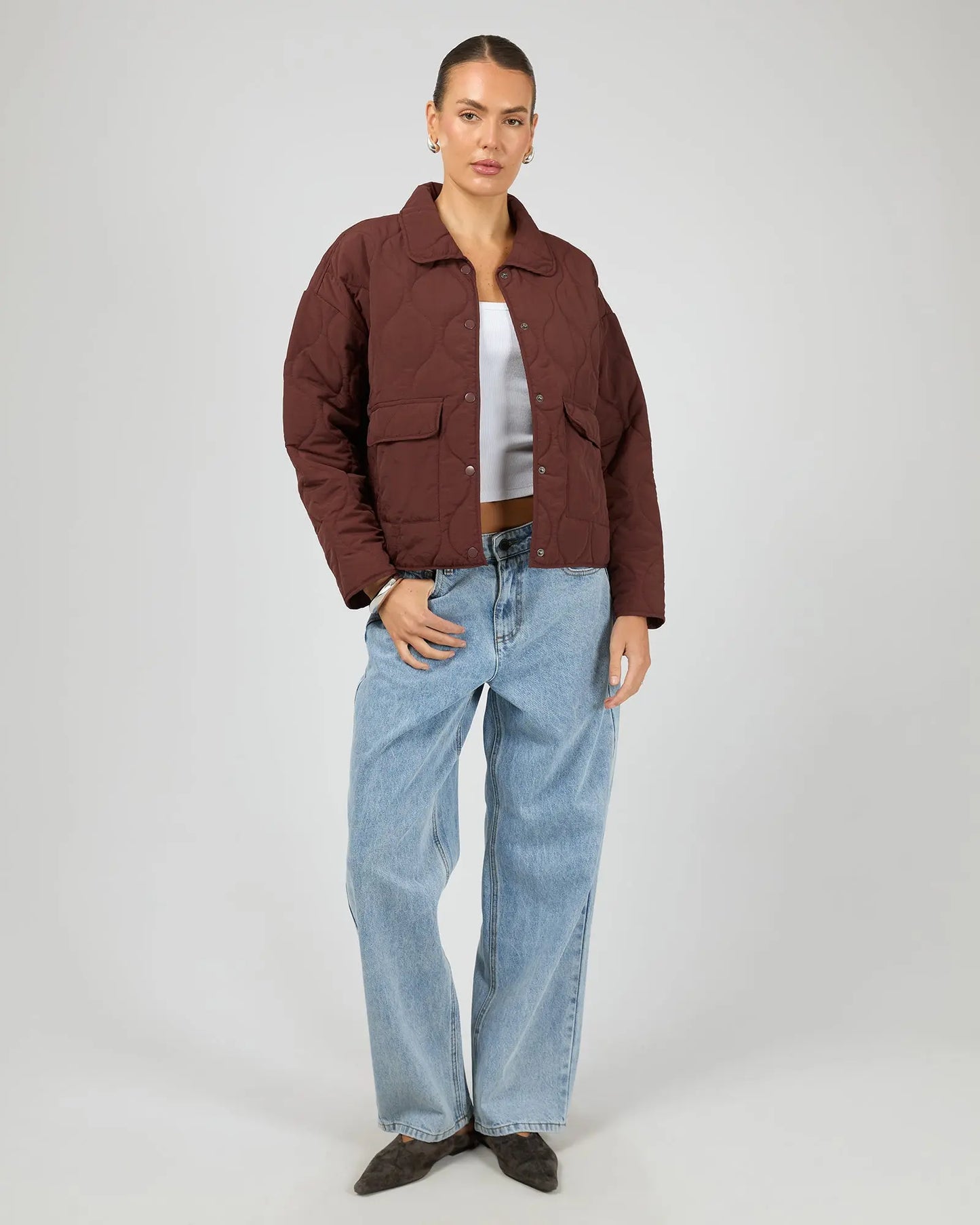 Archer Cherry Stitched Jacket Silent Theory