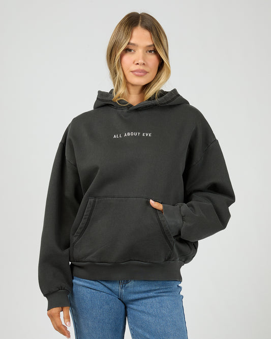 AAE Boxed Hoodie - Washed Black - The Rose Edit