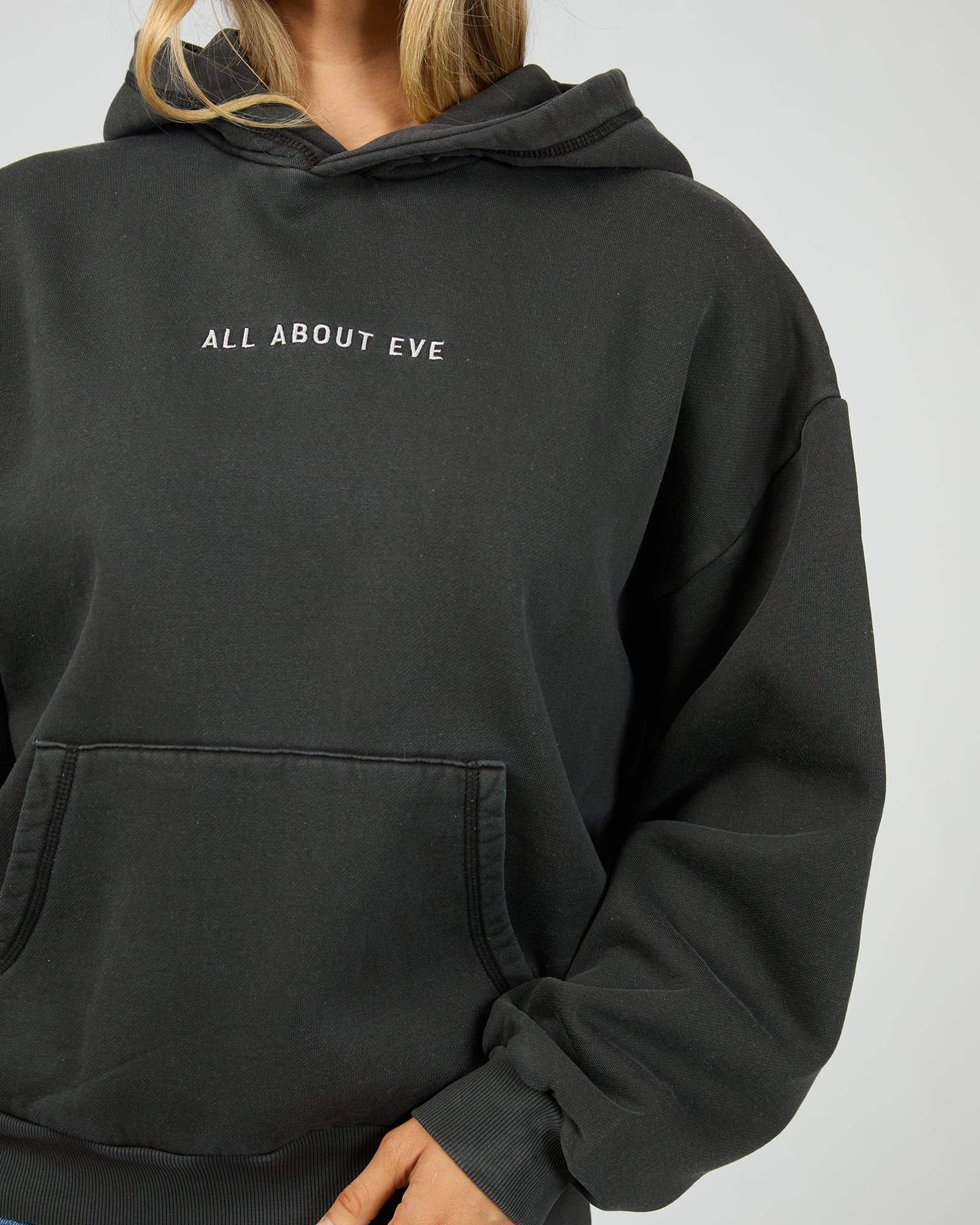 AAE Boxed Hoodie - Washed Black - The Rose Edit