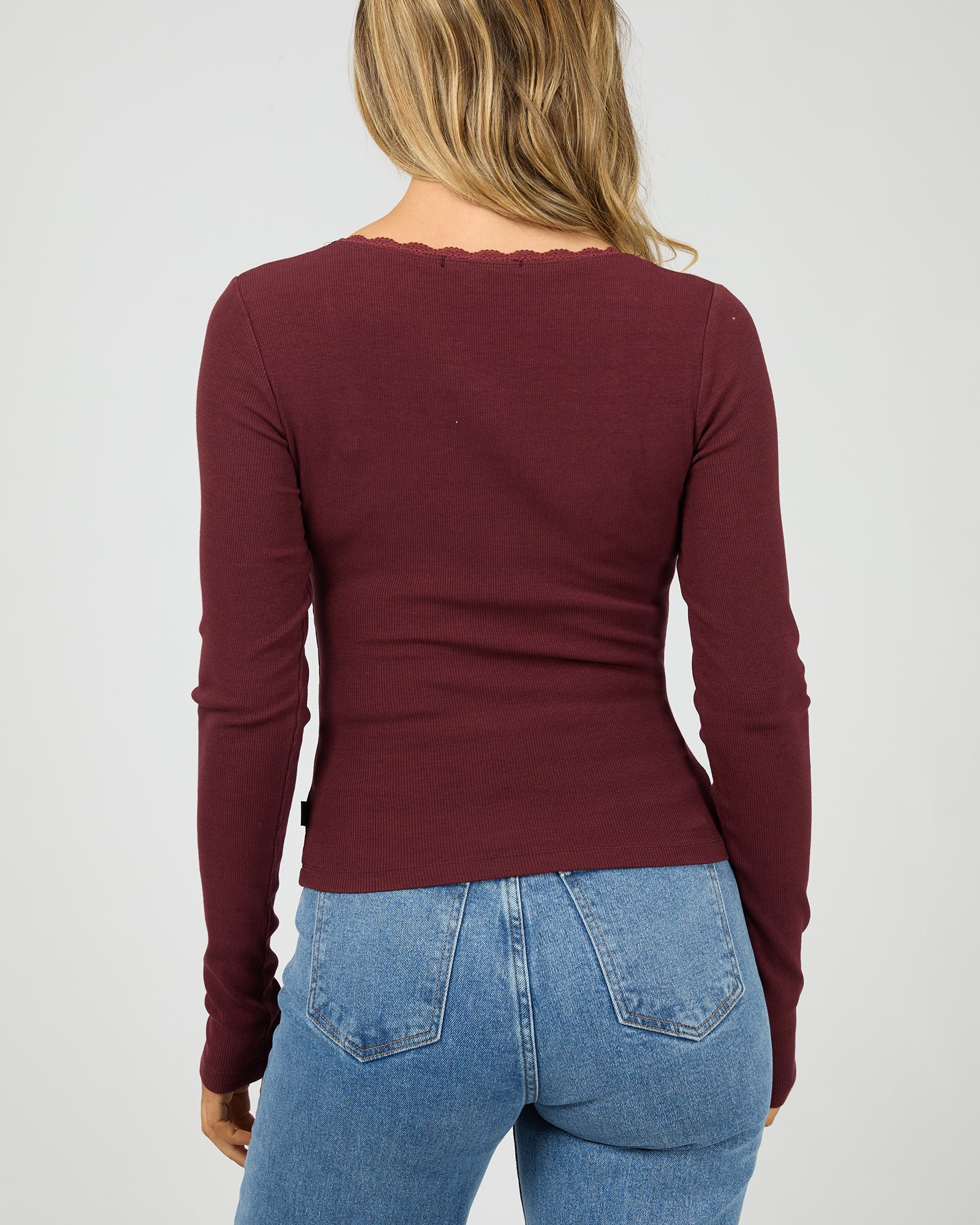Rib Scoop Top - The Rose Edit