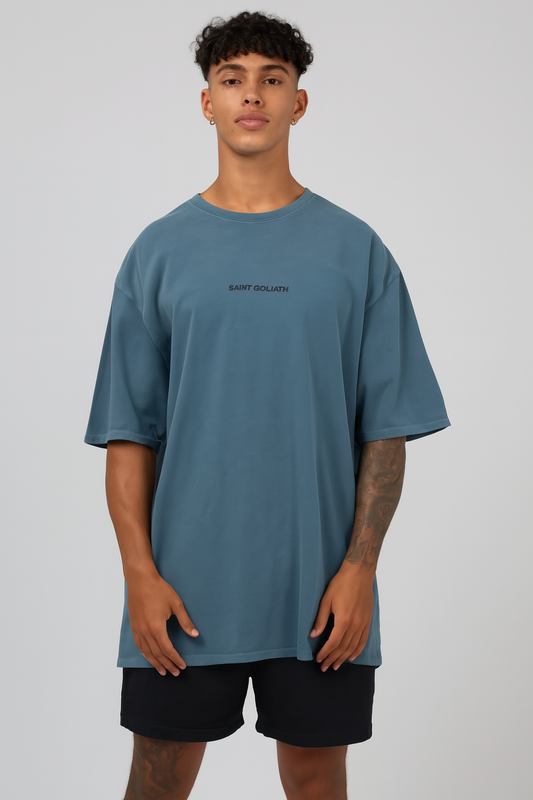 ID Tee – Washed Blue