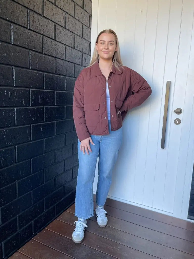 Archer Cherry Stitched Jacket Silent Theory