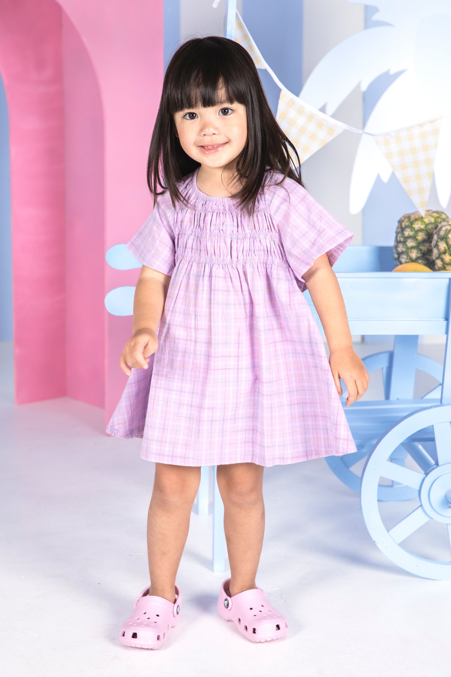 Weave Dress - Purple