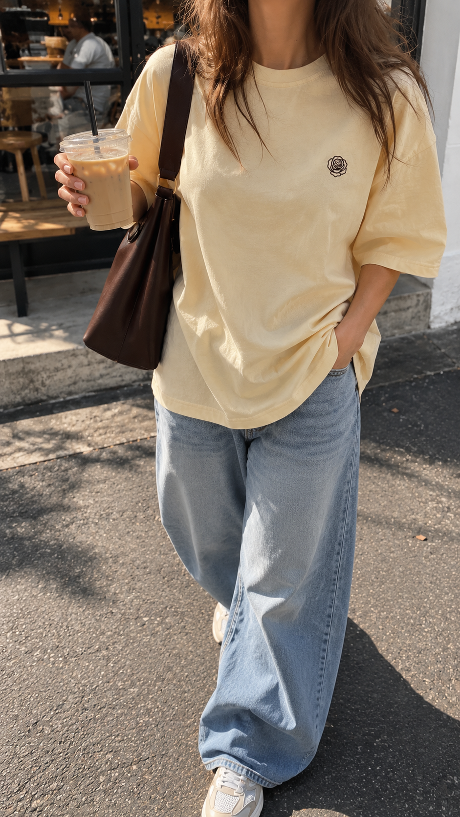 The Oversized Rose Tee - Butter The Rose Edit