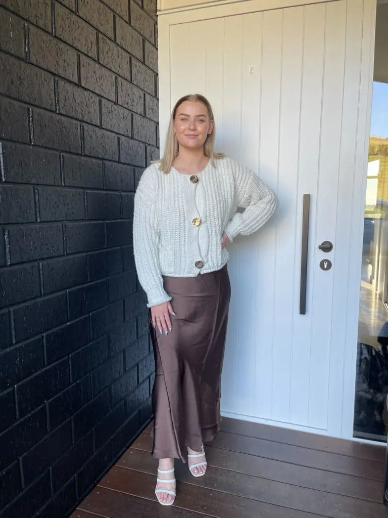 Carter Maxi Skirt - Brown Silent Theory