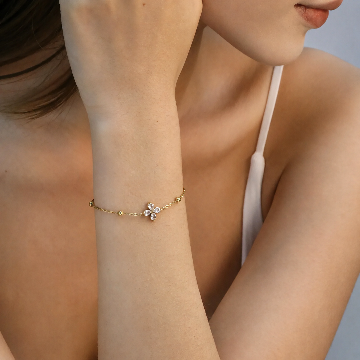 Fleur Bracelet - Gold The Rose Edit