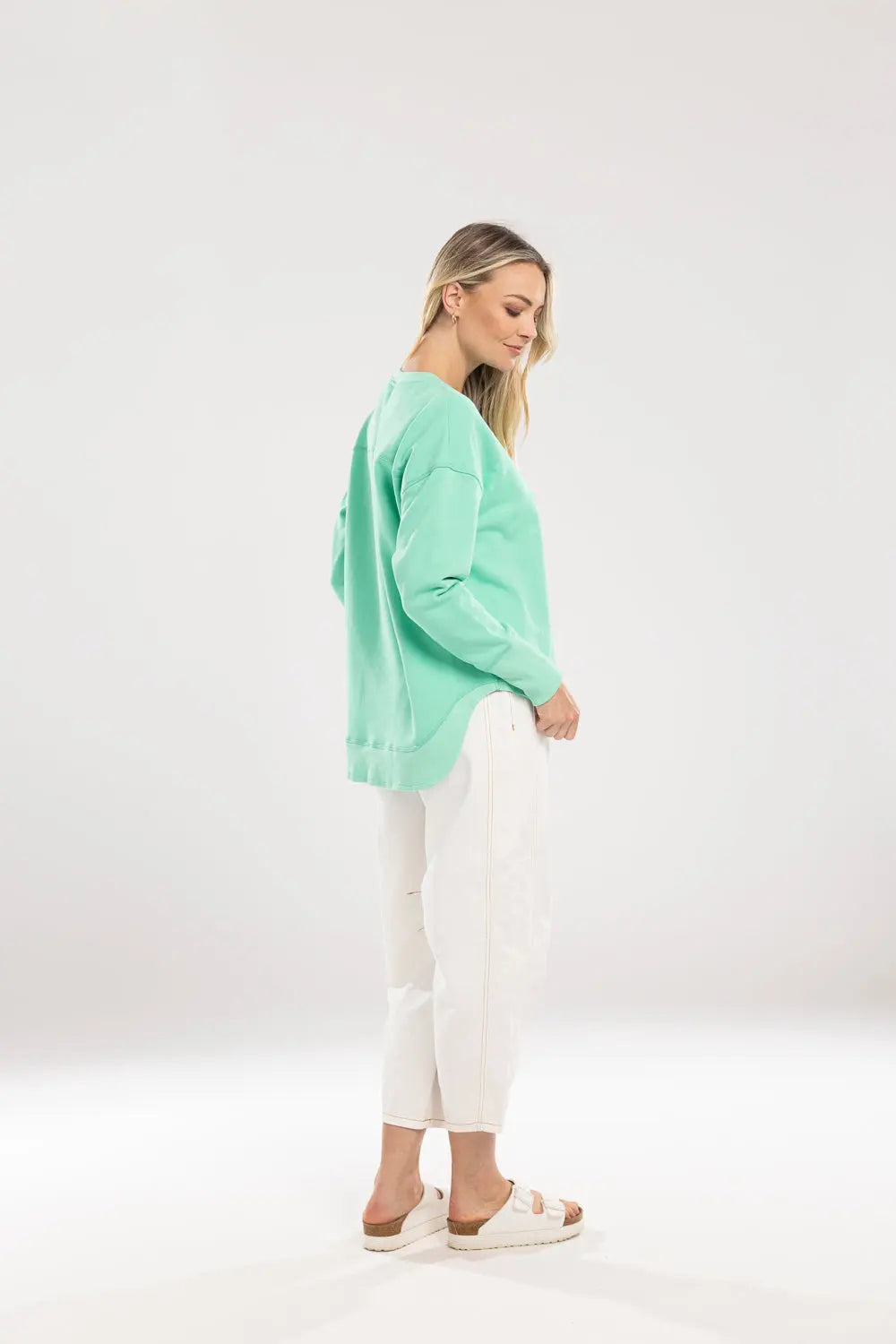 Ena Sweat Green Mimoso