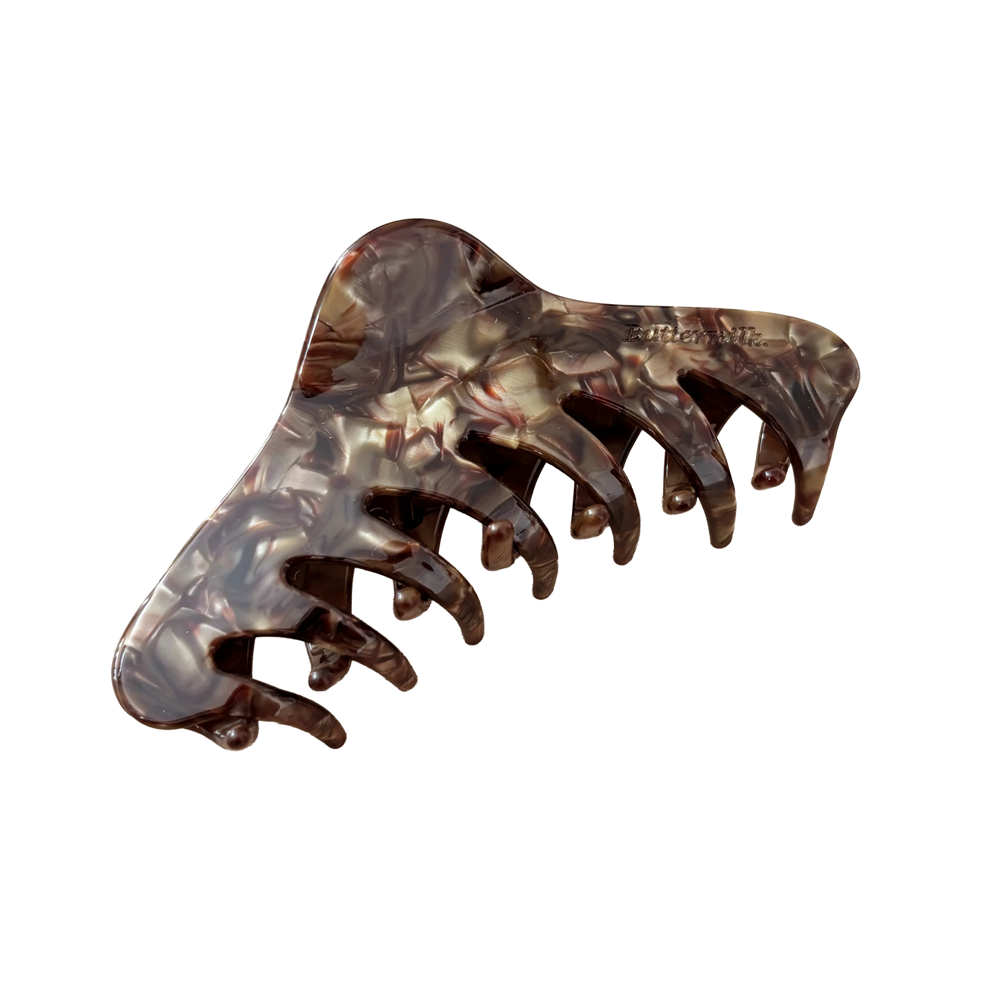 Georgia Claw Clip - Toasted Buttermilk
