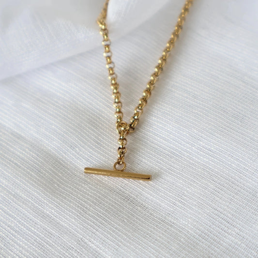 Large T Bar Necklace KatyB Jewellery