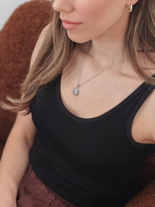 Crystal Hoops - Gold