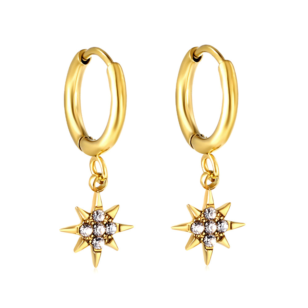 Sienna Hoops - Gold The Rose Edit