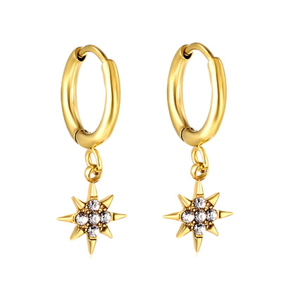 Sienna Hoops - Gold The Rose Edit