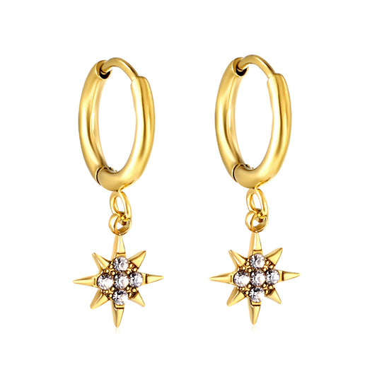 Sienna Hoops - Gold The Rose Edit