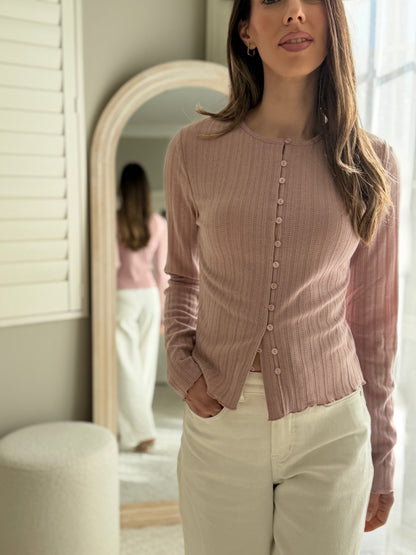 Tarni Knit Top - Fawn All About Eve