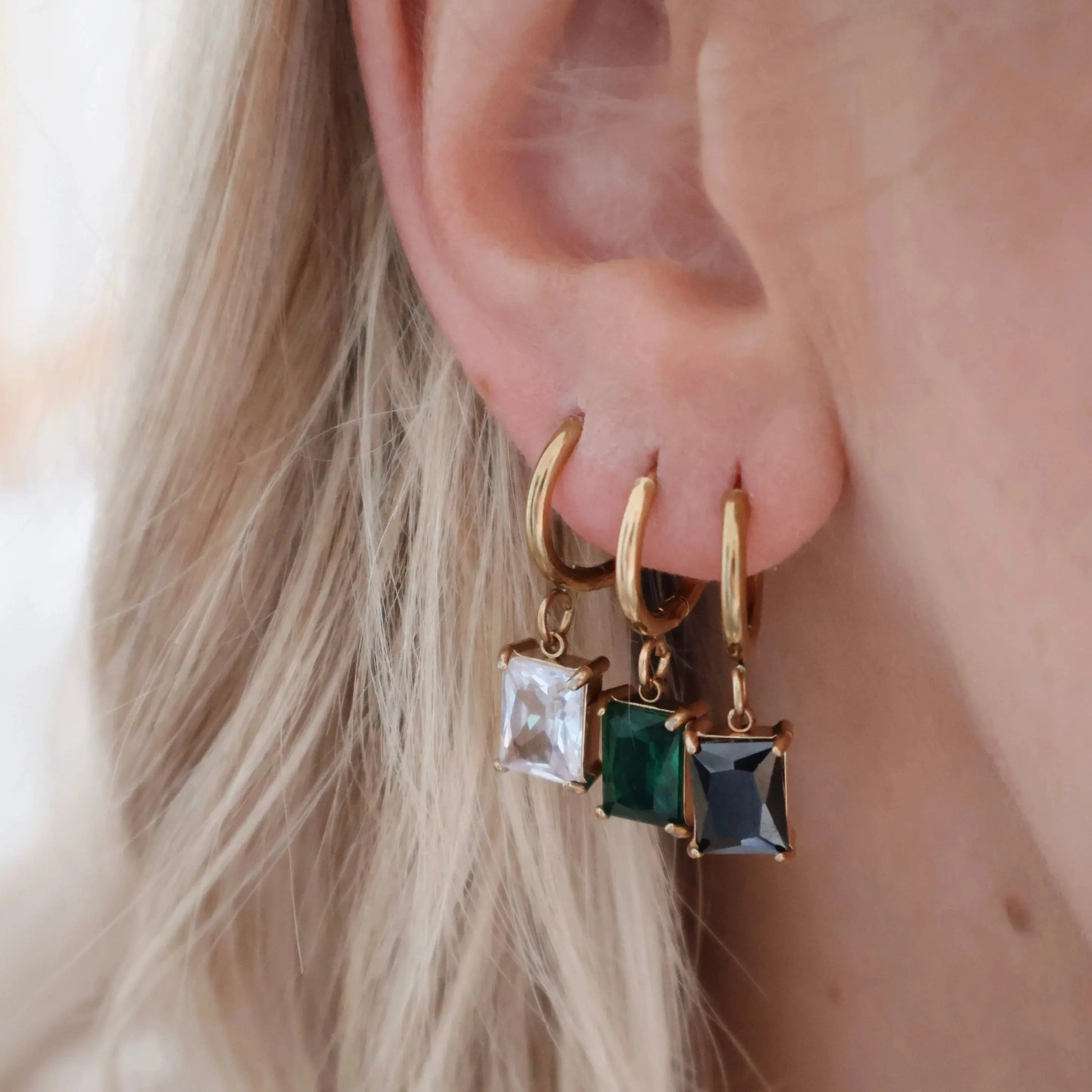 Ivy Hoops - Coffee KatyB Jewellery