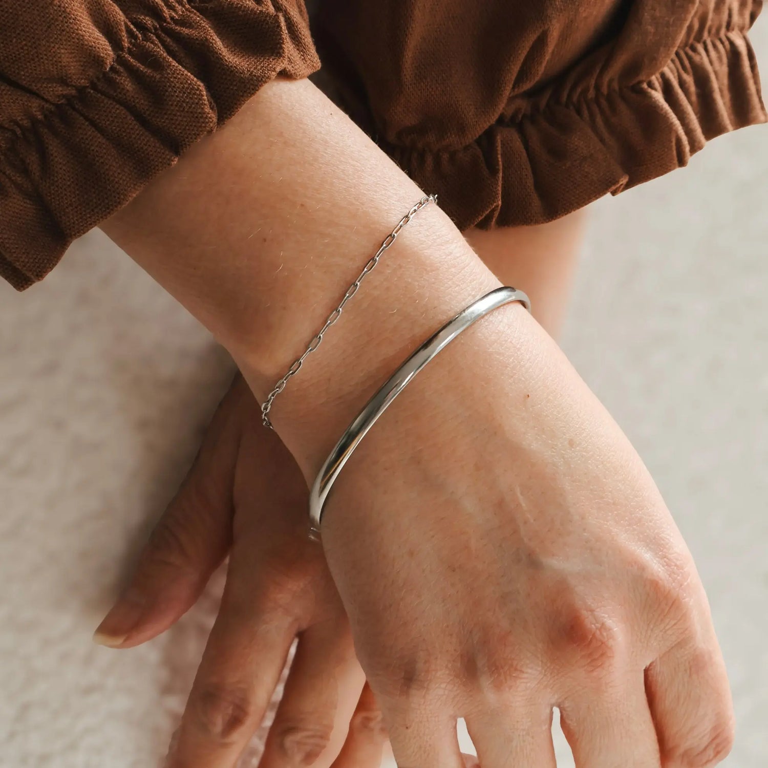 Mini Paperclip Chain Bracelet KatyB Jewellery