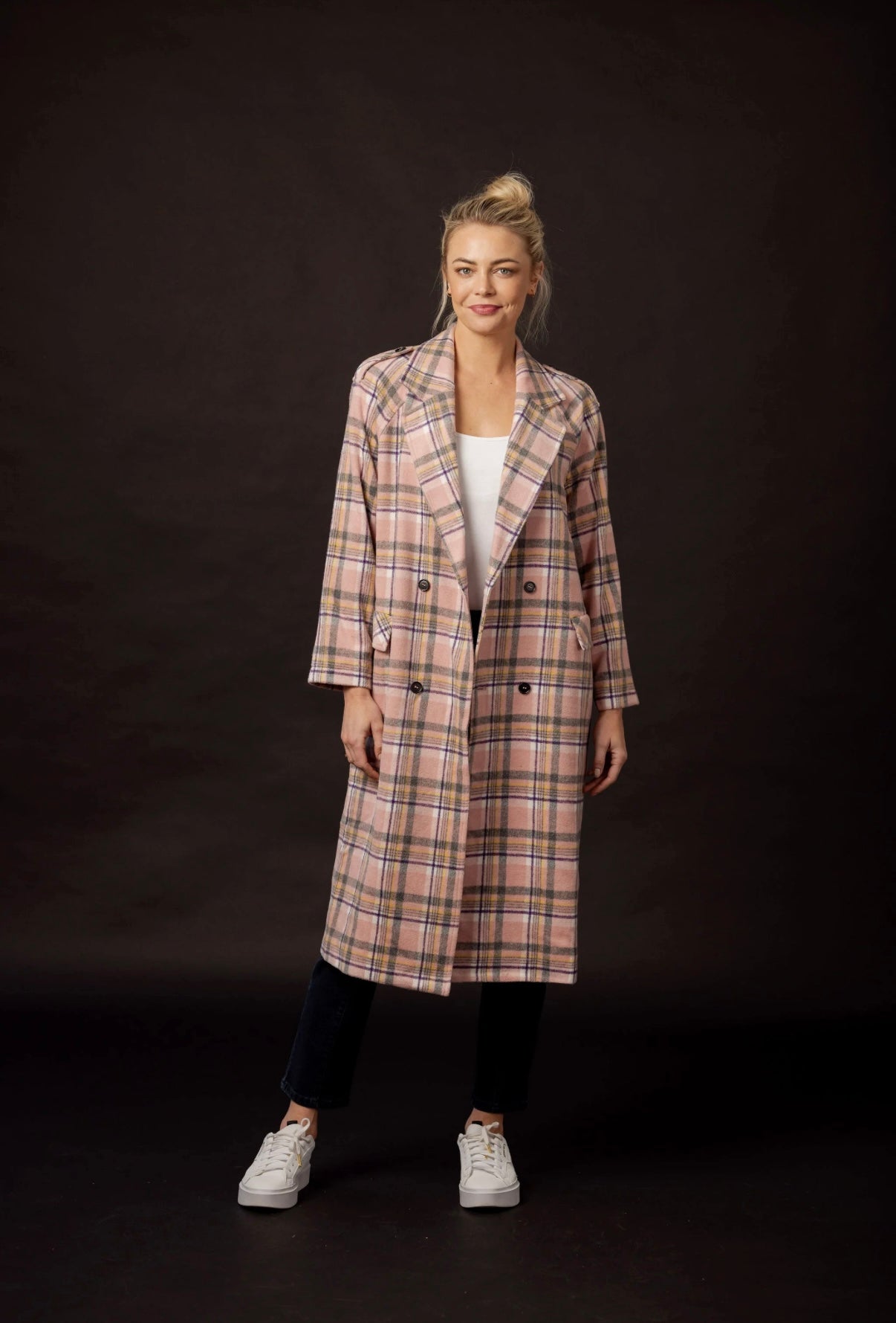 Clair Coat – Pink Check