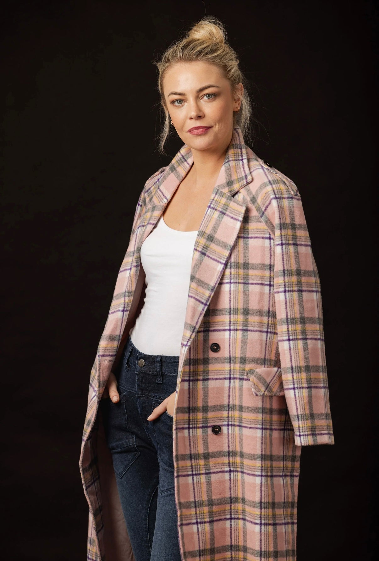 Clair Coat – Pink Check
