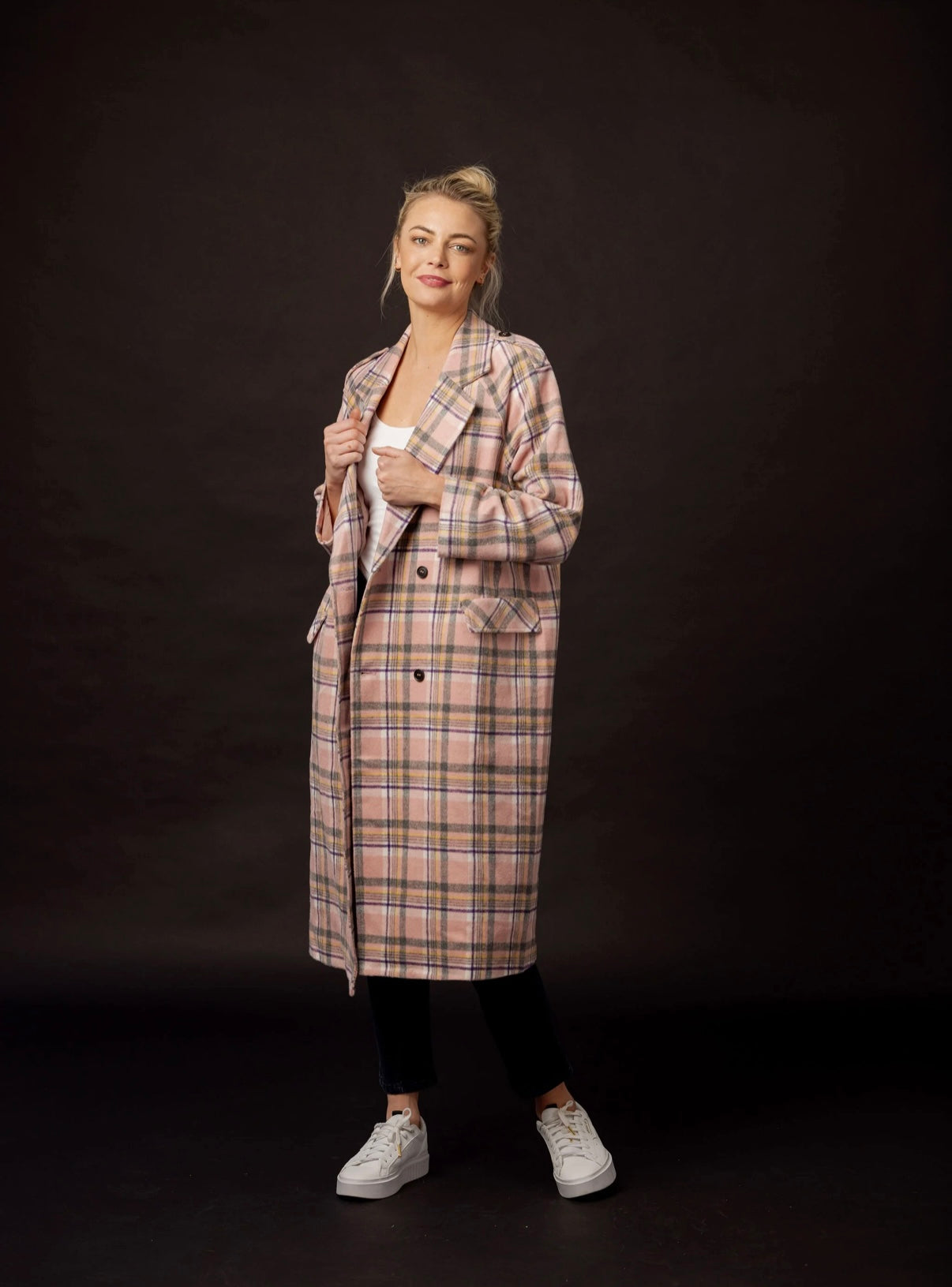 Clair Coat – Pink Check