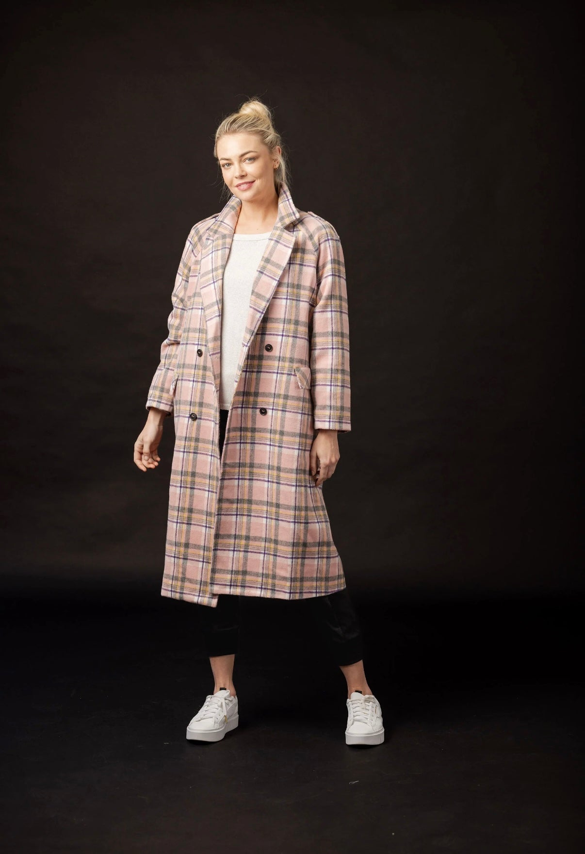 Clair Coat – Pink Check