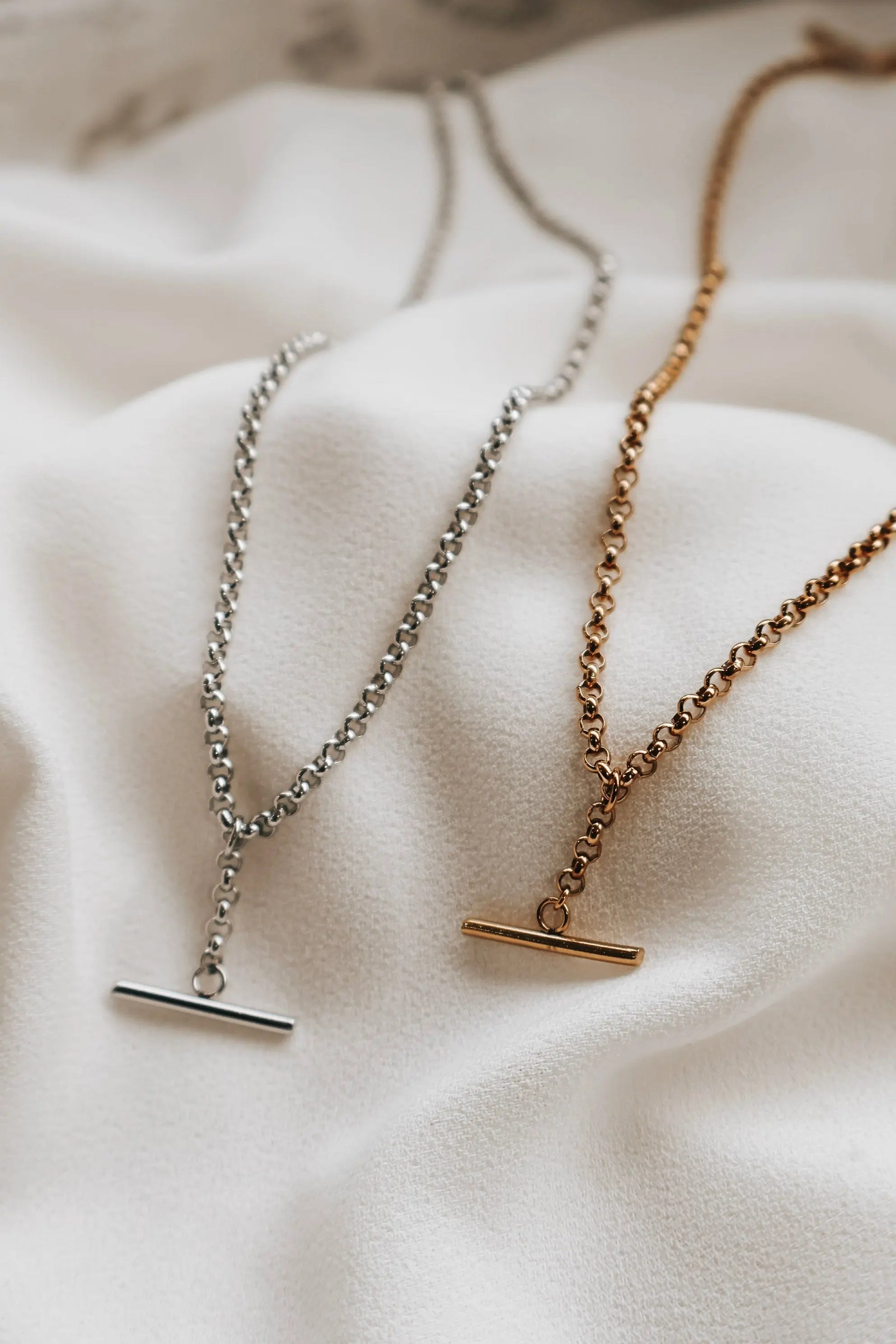 Large T Bar Necklace KatyB Jewellery