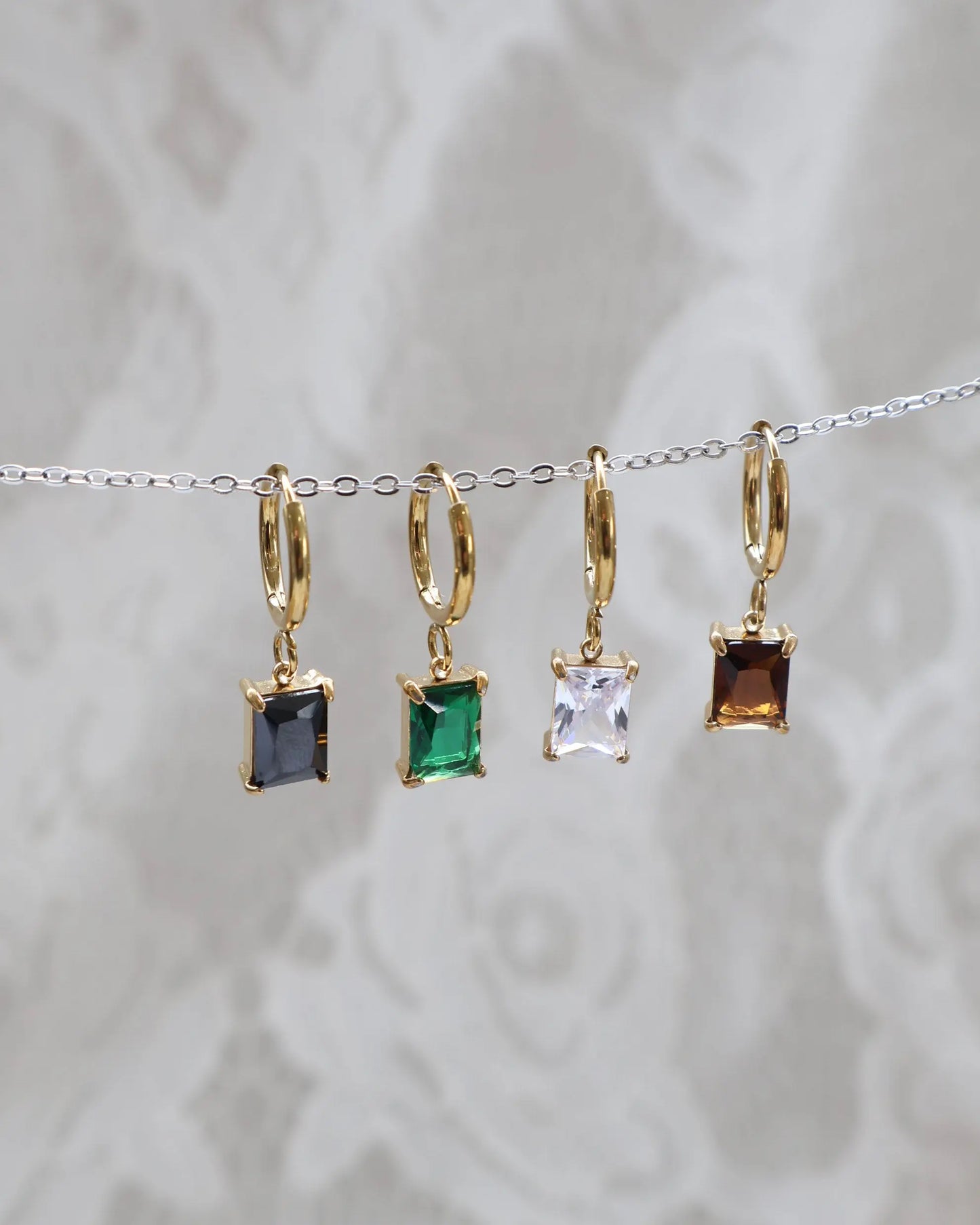 Ivy Hoops - Coffee KatyB Jewellery