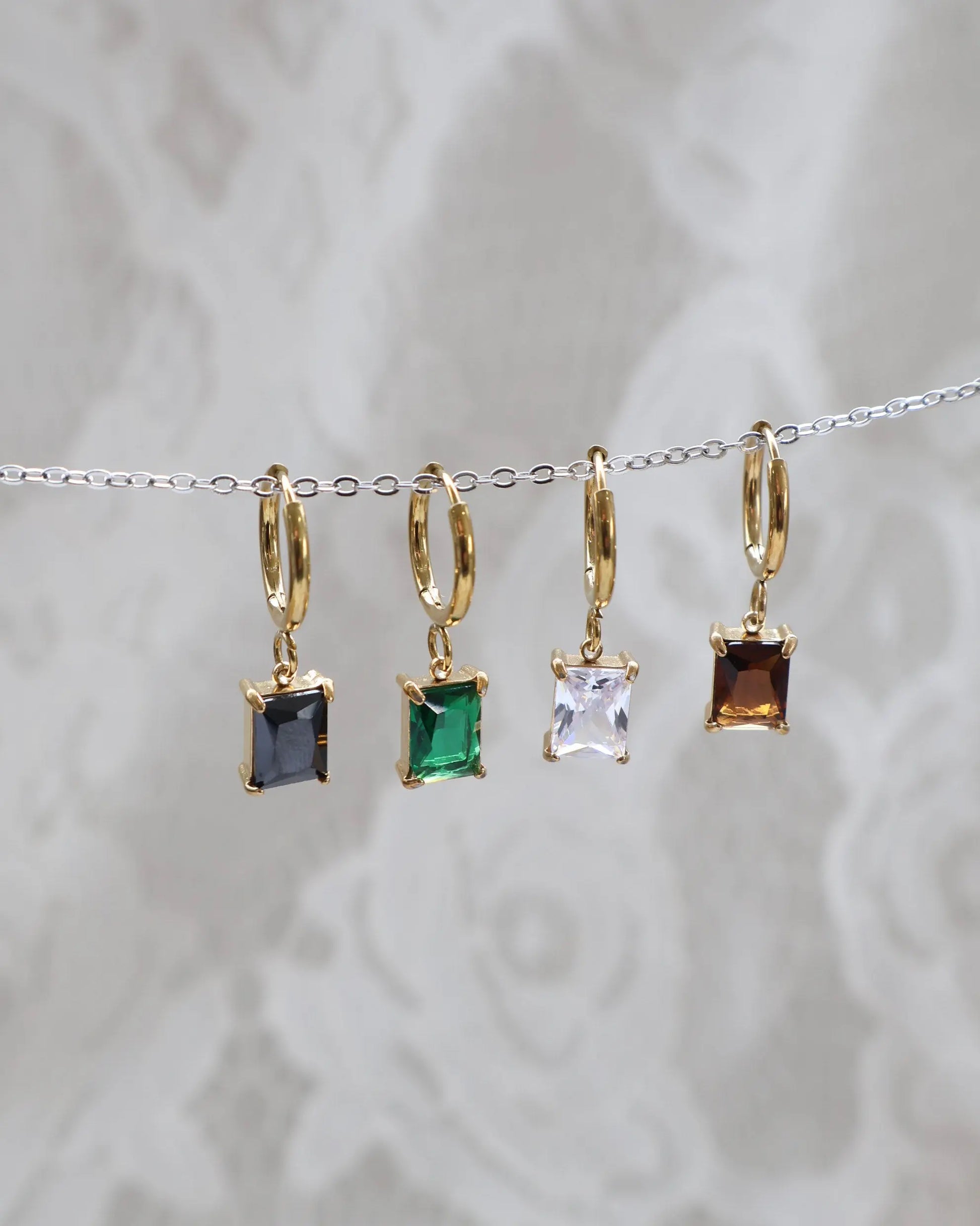 Ivy Hoops - Coffee KatyB Jewellery